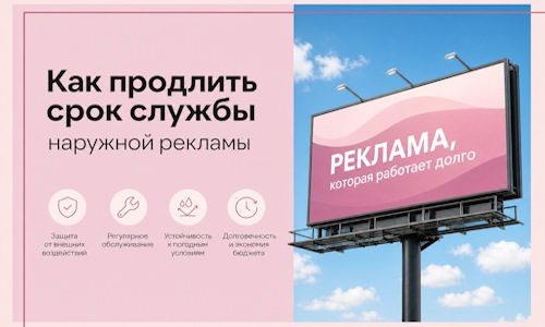 Как продлить срок службы наружной рекламы в Северодвинске