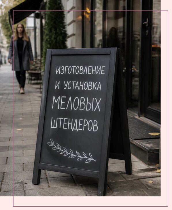 Меловые штендеры в Северодвинске по цене от 6579 р. | Аванза-Свр